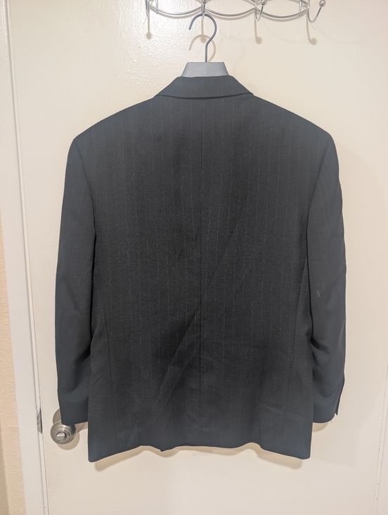 Pierre Balmain Vintage Black St Tropez Blazer with Pinstripes - Picture 6 of 12
